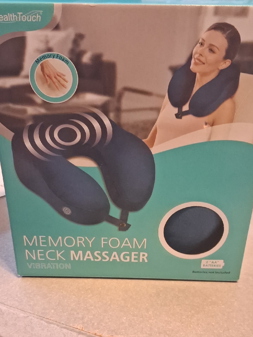 Memory Foam Neck Massager - Navy
